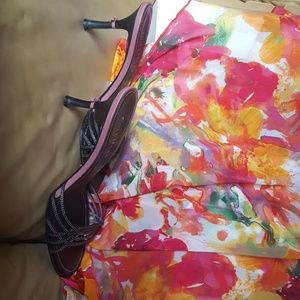 Beautiful black strapless heel